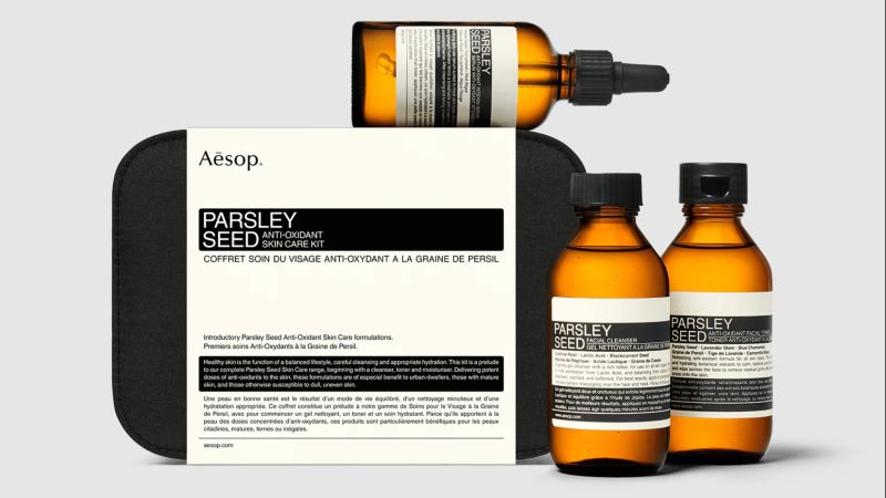 Aesop Parsley seed extended anti oxidant skin care shops kit