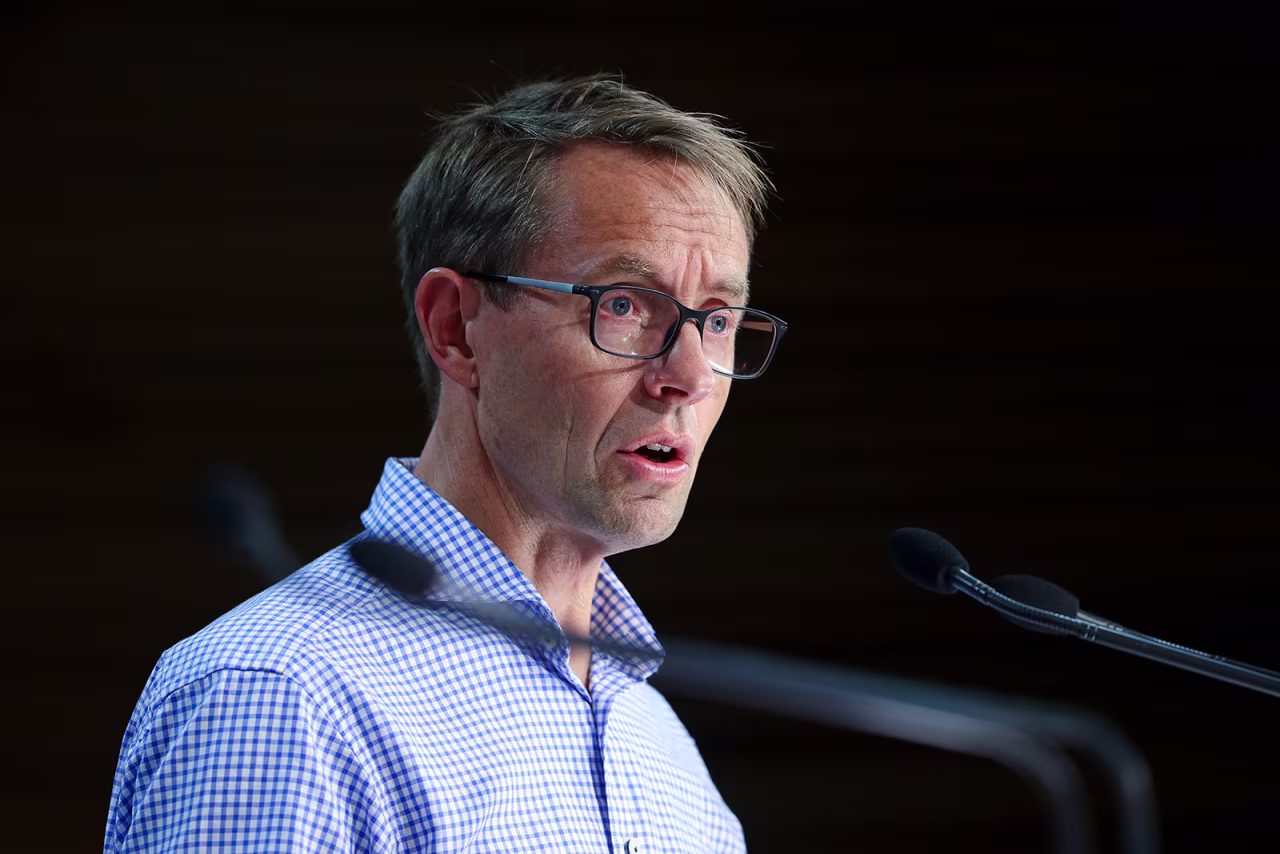 Director General of Health Dr. Ashley Bloomfield speaks to the media during a news conference at Parliament in Wellington, New Zealand, on January 24.