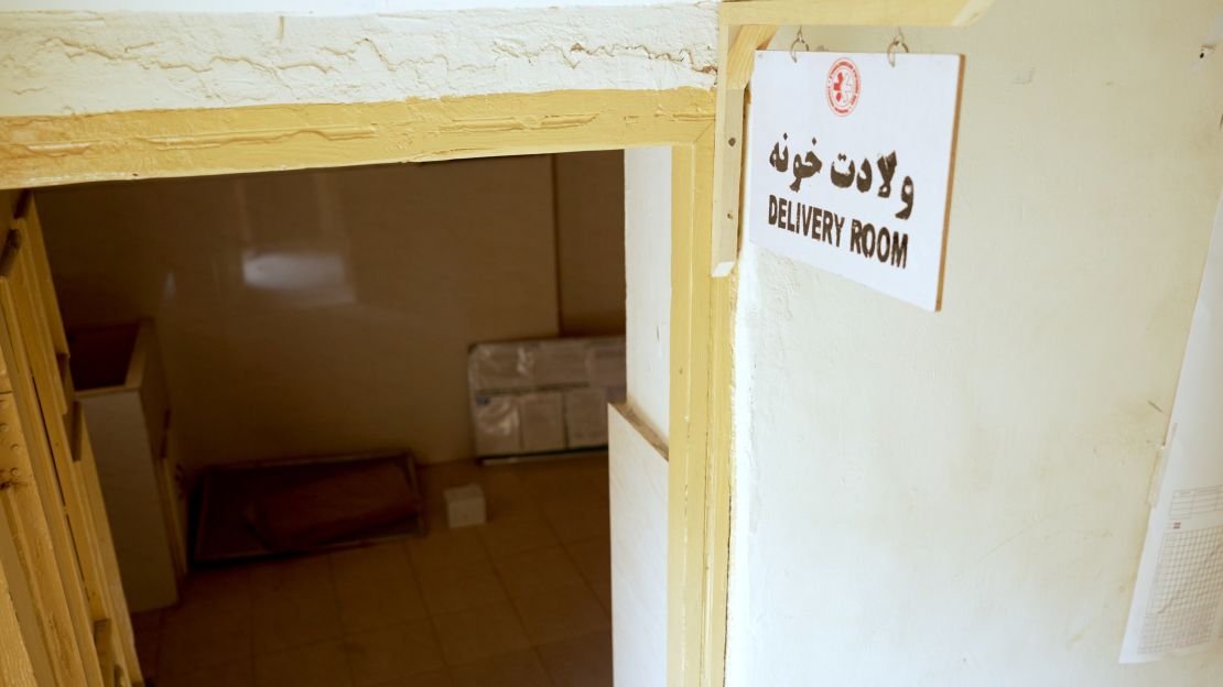 The former delivery room of a rural clinic in Afghanistan's Nangarhar Province, which was forced to closed because of American funding cuts.