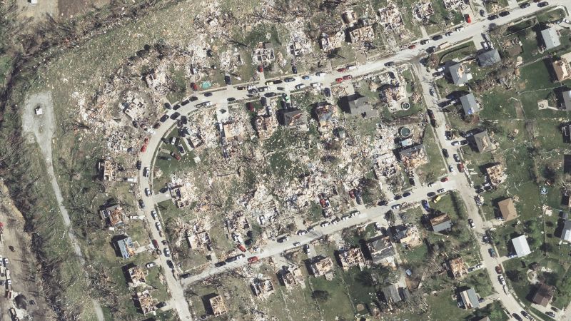 Опустошително многодневно избухване на торнадо унищожи цели квартали и фирми