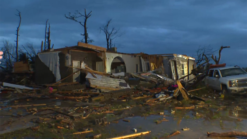 Watch: Dramatic aftermath of tornado that hit central US