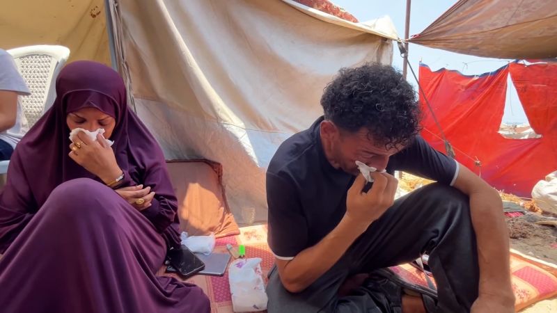 Video: Gaza family cries out in agony after son is killed waiting to get food