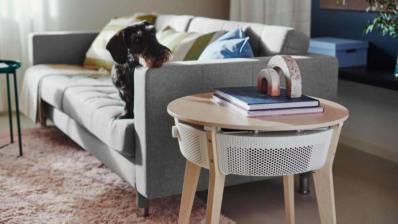Ikea Starkvind Table with air purifier