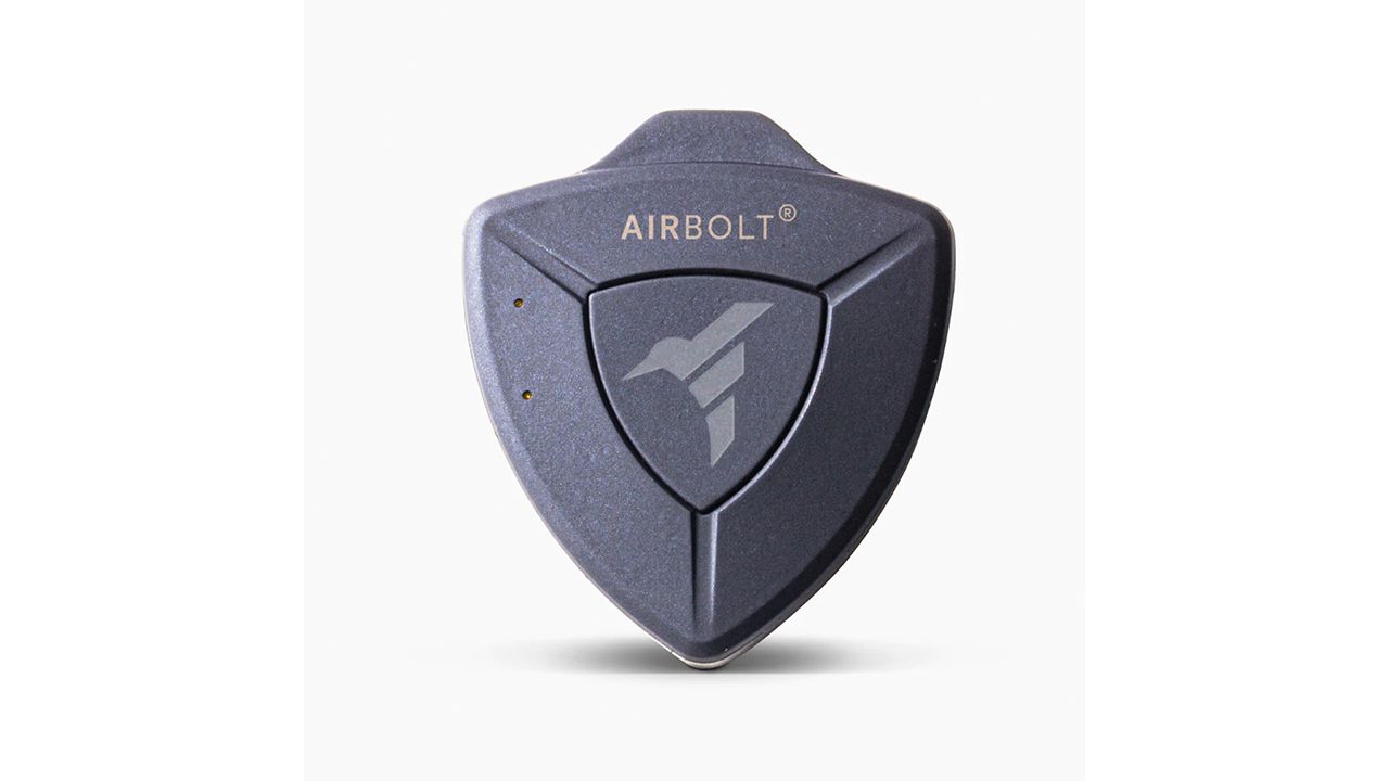 A photo of the AirBolt GPS tracker