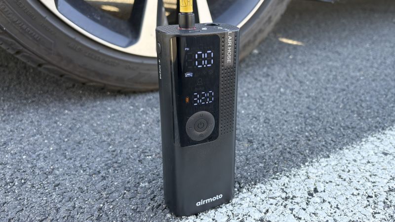 I don’t drive anywhere without the Airmoto tire inflator in my car