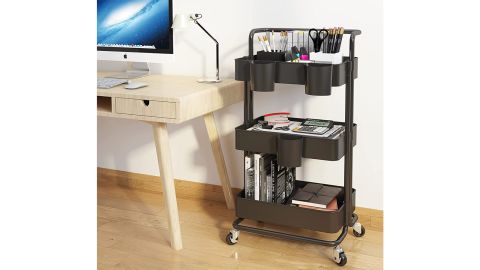 Aiyaka 3-Tier Rolling Utility Storage Cart