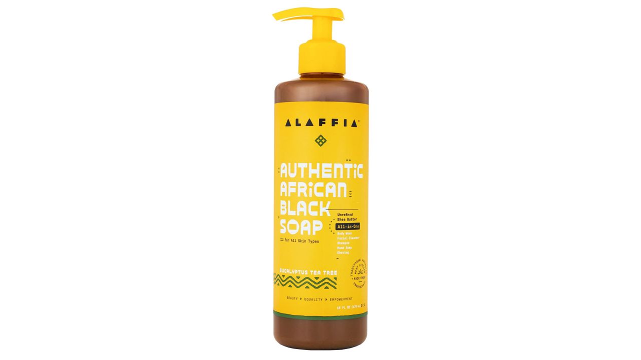 alaffia authentic african black soap eucalyptus scent