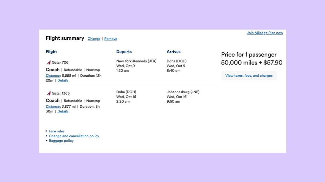 A screenshot of an Alaska Airlines award itinerary with a free stopover