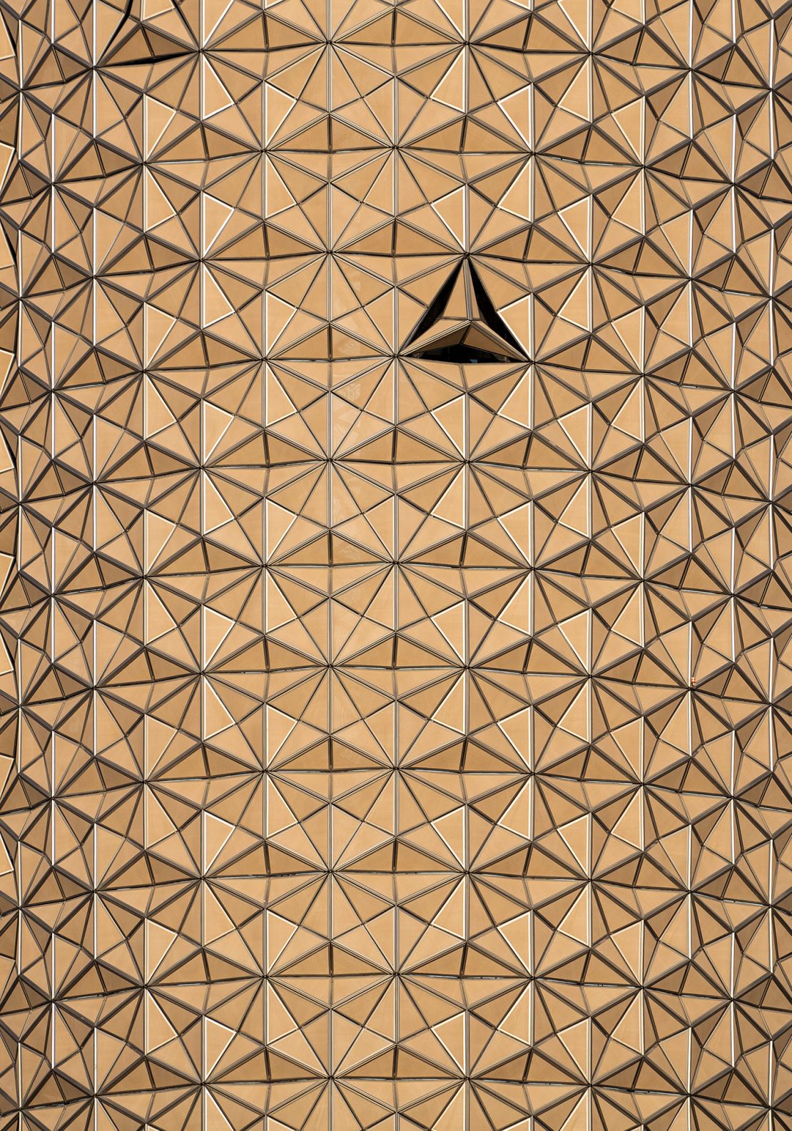 The twin AlBahr towers in Abu Dhabi, completed in 2012, put a contemporary spin on the traditional shading methods of mashrabiya. AlMoosawi points to its “traditional” ochre hues, which he says are rarely seen in buildings after the 1980s, as a call back to the city’s mid-century architecture.