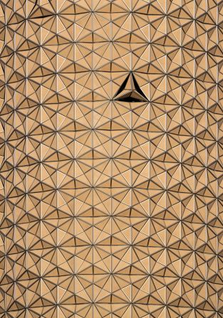 AlBahr Towers, Abu Dhabi: Not all the buildings that AlMoosawi photographs are old. The twin AlBahr towers in Abu Dhabi were completed in 2012, but their responsive facade puts a contemporary spin on the traditional shading method of mashrabiya with an abstract, triangular pattern. AlMoosawi points to its “traditional” ochre hues, which <a href="https://www.instagram.com/p/CgZp8vvpBcC/?hl=en" target="_blank">he says</a> is rarely seen in buildings after the 1980s, as a call back to the city’s mid-century architecture.