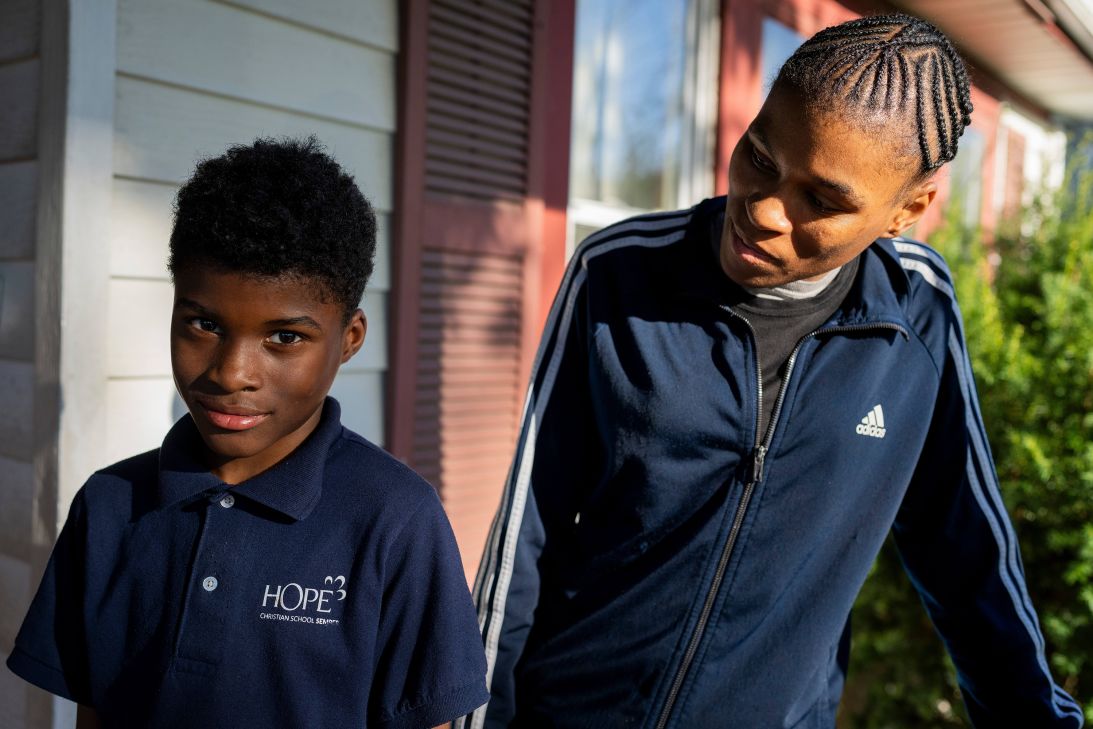 Tracy Hampton's son Prince, age 10, was hospitalized for severe lead poisoning as a toddler. Health department testing found that the home where they stayed frequently was full of lead.