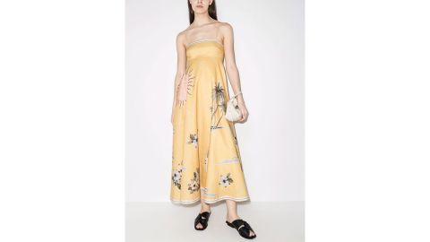 Alemais Sunset Square Neckline Dress