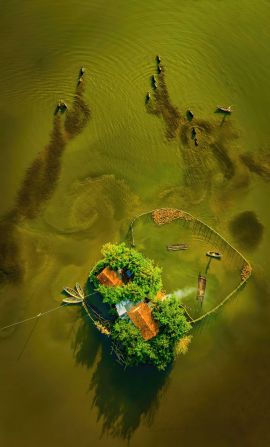 The winning images alongside shortlisted works will be available to view in the Earth Photo 2024 exhibition that is running at the Royal Geographical Society in London from June 18 to August 21. Shortlisted images include Alex Cao’s photo of mangrove forests in Quang Ngai province of Vietnam, which provide an important shield against typhoons.