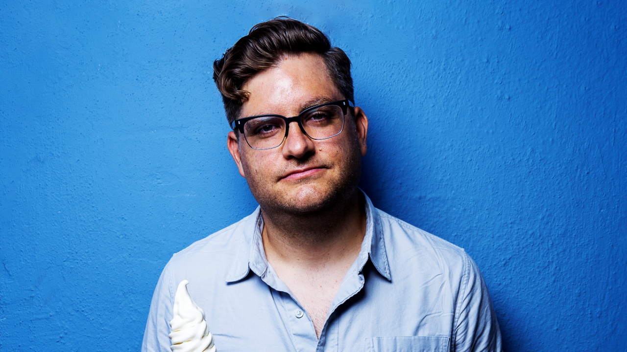 Comedian Alex Falcone.