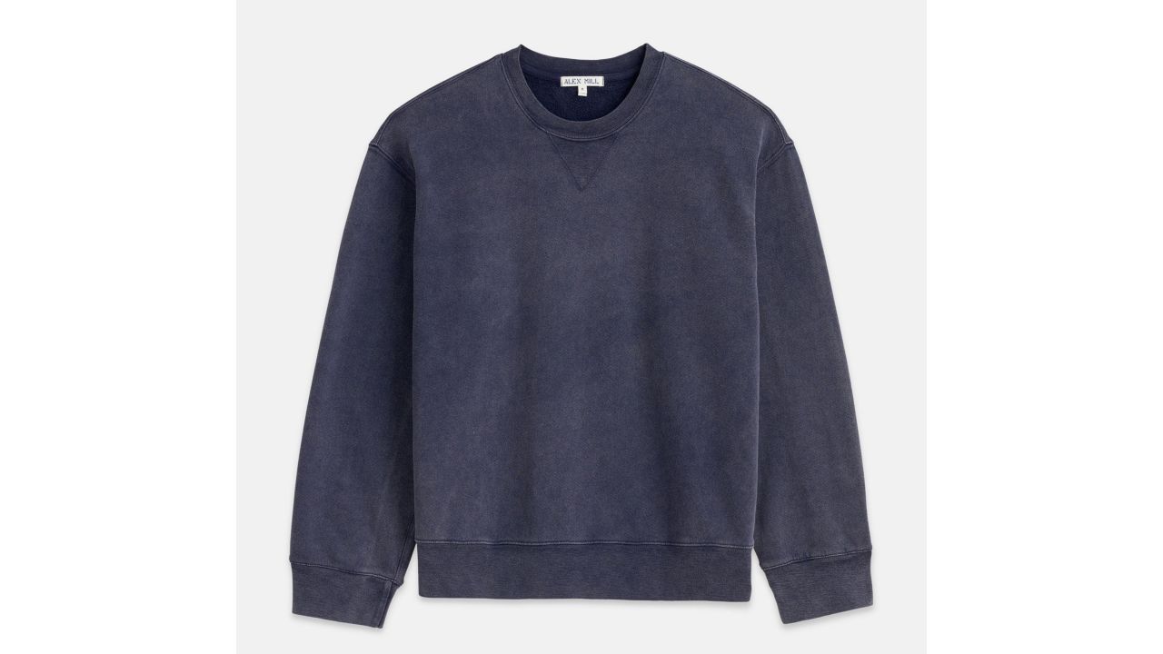 Alex Mill Marlon Sweatshirt in dark navy