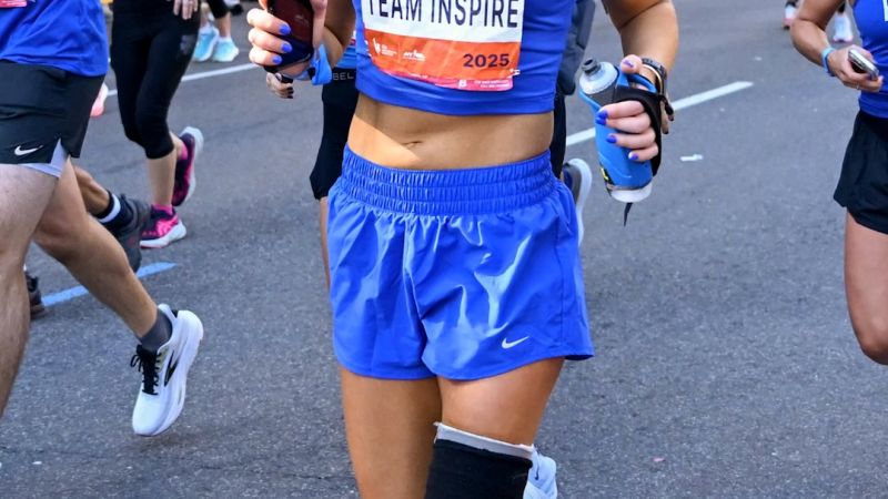 Video: Shark attack survivor continues to inspire at NYC marathon