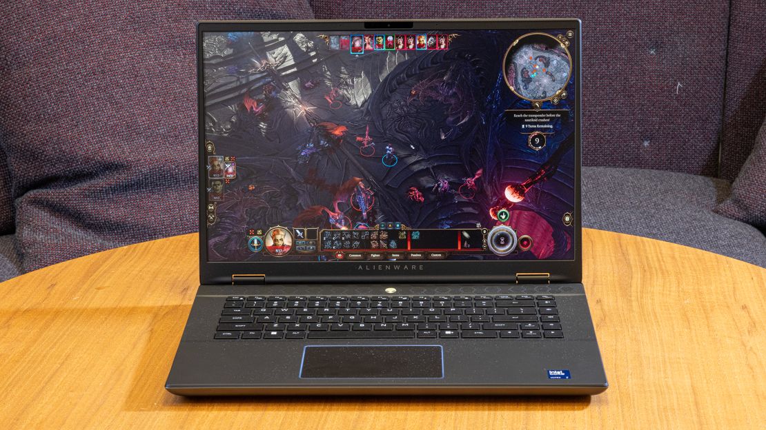 Baldur’s Gate 3 is running on the Alienware m16 R2.