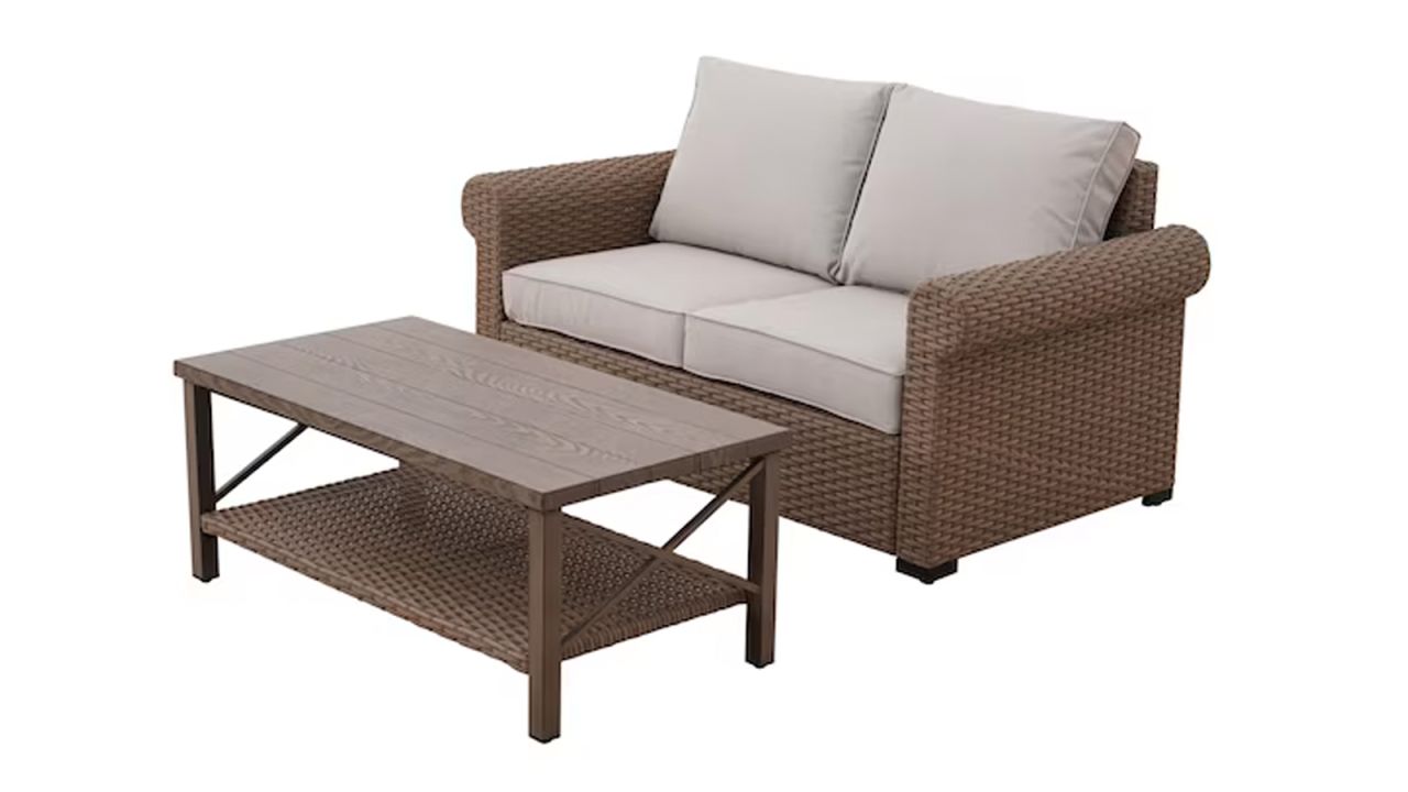 allen + roth Emerald Cove 2-Piece Wicker Patio Conversation Set with Cream Cushions .jpg