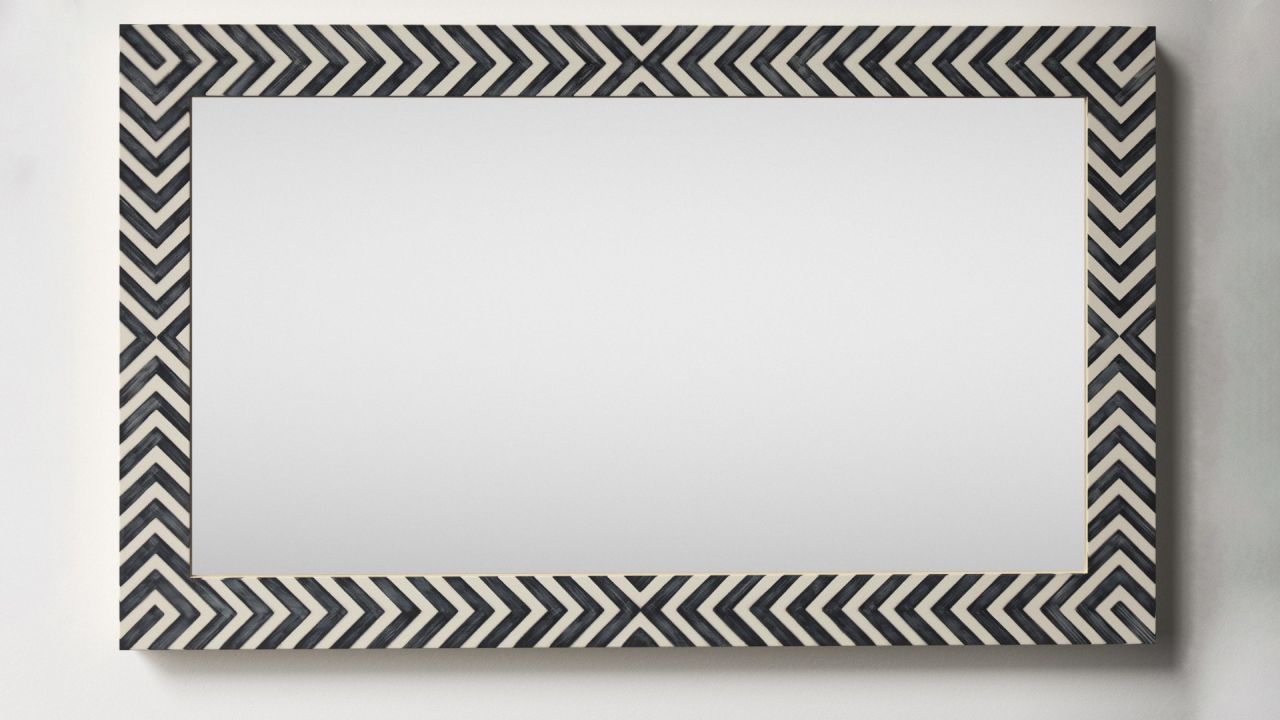 AllModern Iver Wood Flat Mirror .jpg