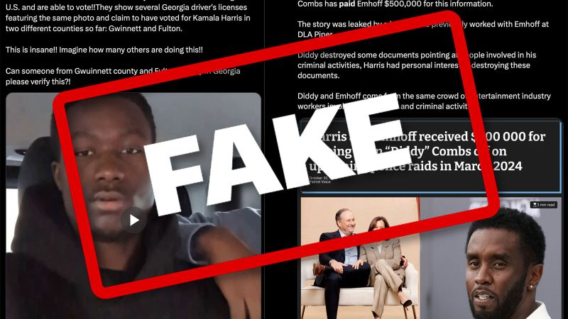 Social Media Influencer Paid $100 to Post Fake Voter Fraud Video