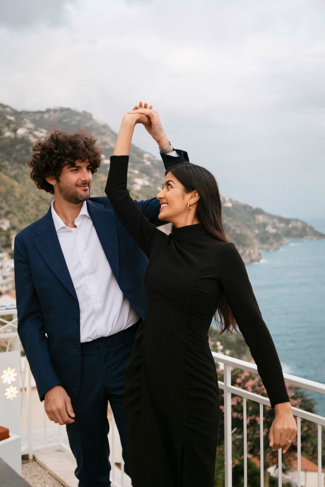 Ambika and Marco Di Fiore — AKA Italian Guy No. 3 — experienced "love at first sight" when they met in Italy.