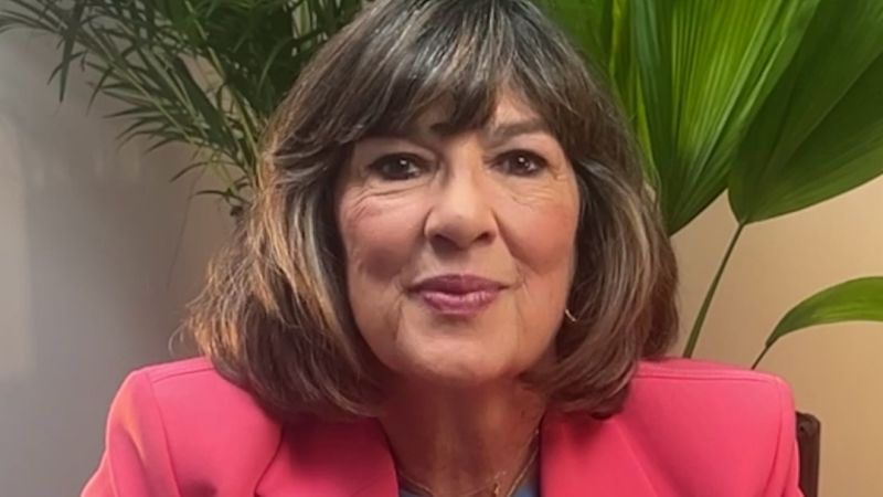 Christiane Amanpour backstage at the Earthshot Prize