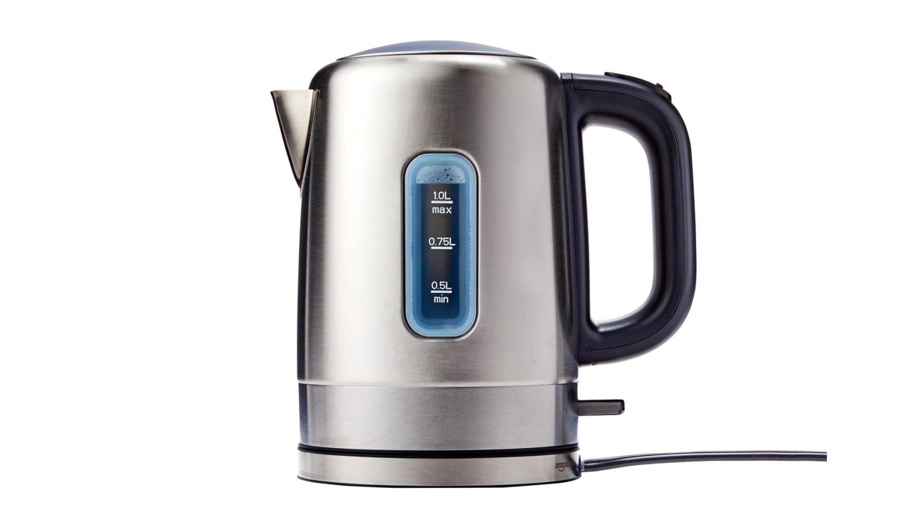 Amazon Basics stainless steel electric kettle