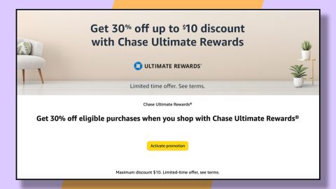 Amazon Chase discount screenshot