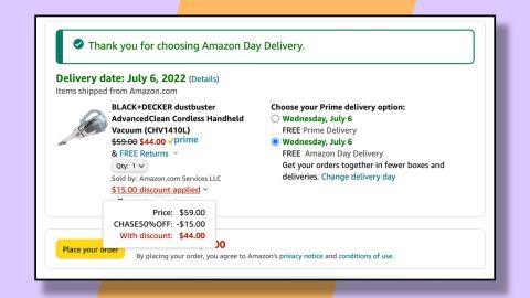 amazon chase credit card discount
