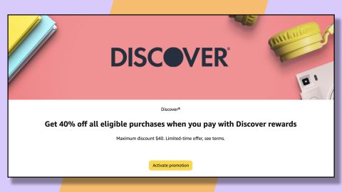 amazon discover credit card discount