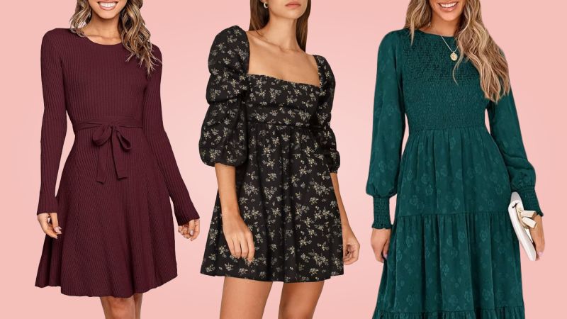 15 best winter dresses on Amazon | CNN Underscored