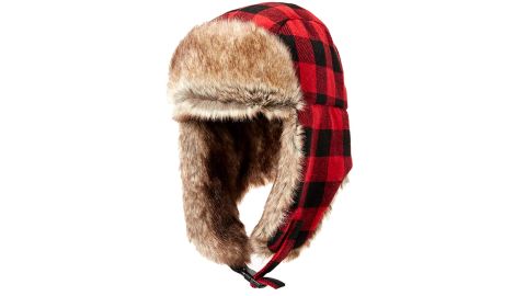 Amazon Essentials Mens Trapper Hat with Faux Fur