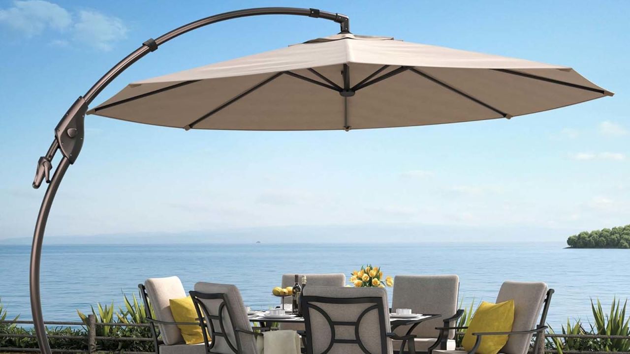 Amazon Grand patio 11FT Cantilever Umbrella with Base.jpg