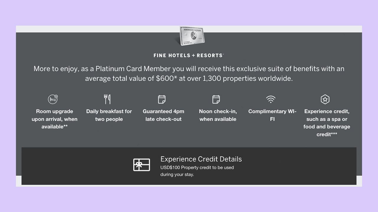 American Express Brings Exclusive Platinum Card Benefits to The