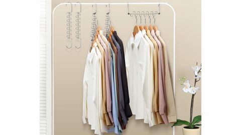 Amkufo 10 Pack Space Saving Hangers