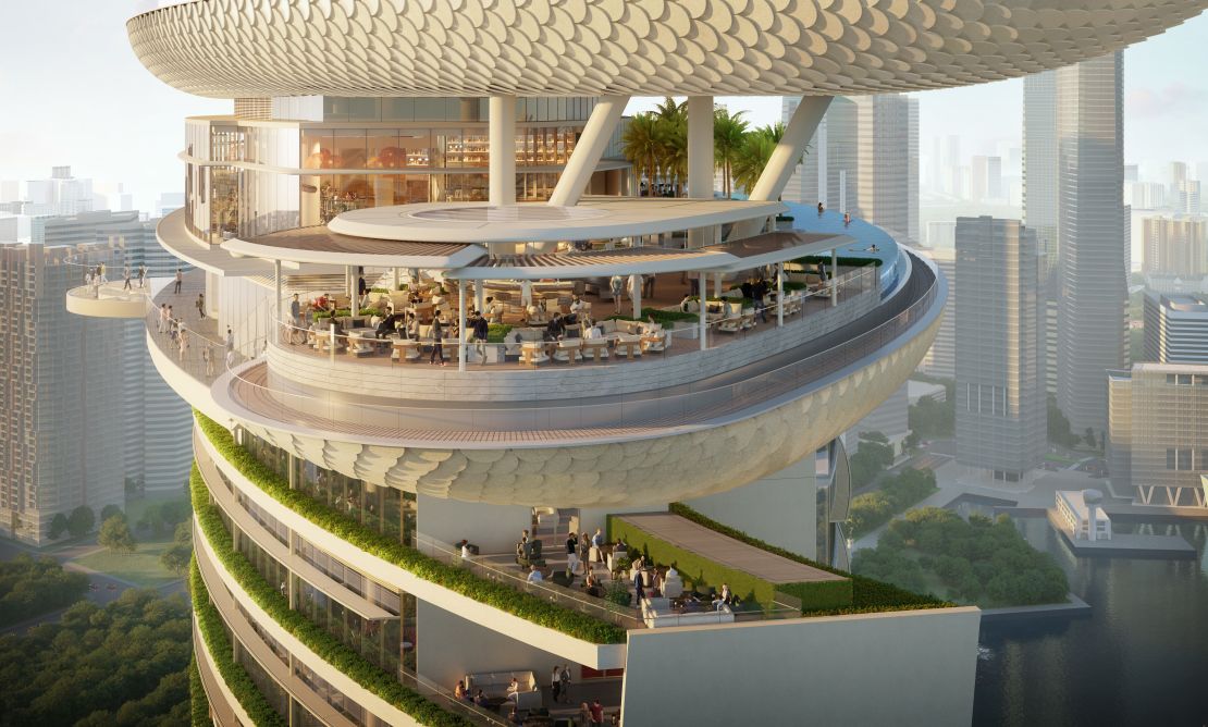 The "Skylooop" rooftop will feature an observatory, restaurants and public gardens.