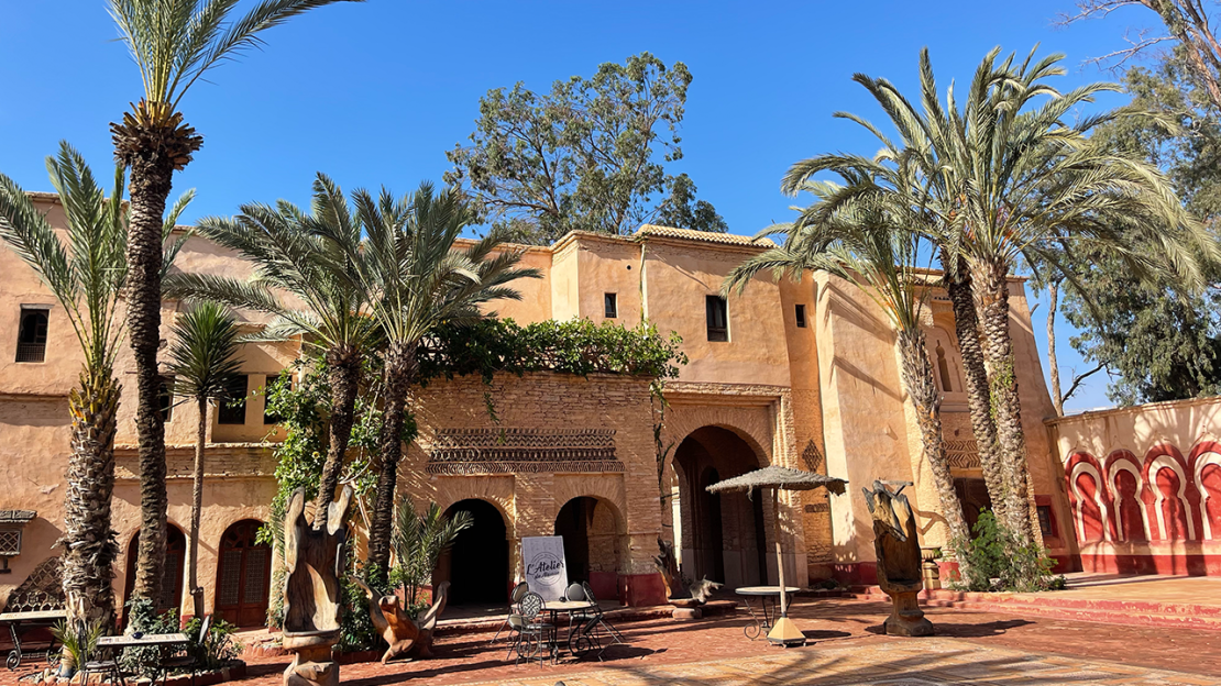 An old building in Agadir, Morocco