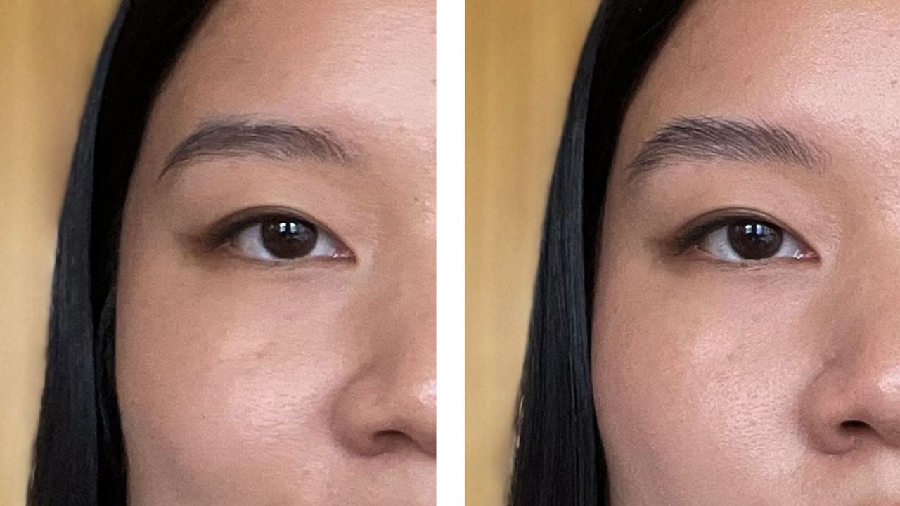 Anastasia Beverly Hills Brow Freeze before and after