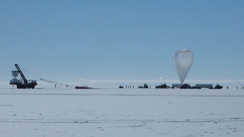 A hunt for ghostly particles found strange signals coming from Antarctic ice. Scientists are still trying to explain them analysis cover image