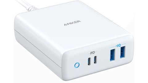 The Anker PowerPort Atom PD 4 USB-C charger