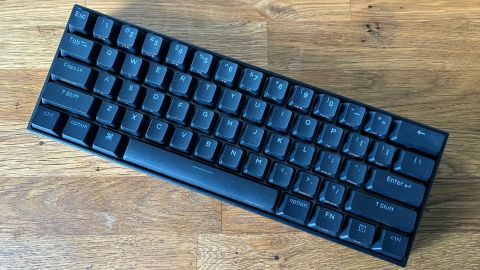 The 60% layout Obinslab Anne Pro 2 mechanical keyboard.