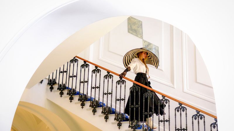 Blake Lively packs her outrageously big hat for the destination wedding film of the year