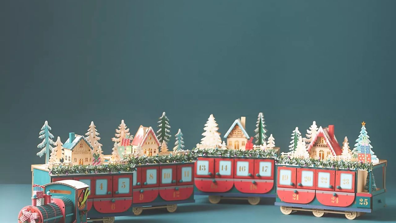 anthropologie wooden train advent calendar.jpeg