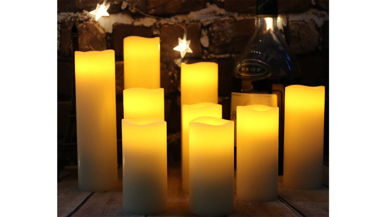Antizer Flameless Candles LED Candles, 9-Pack
