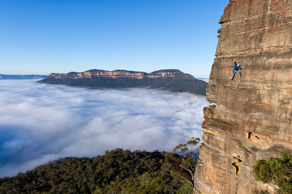 Above the clouds at the Blue Mountains in Australia.