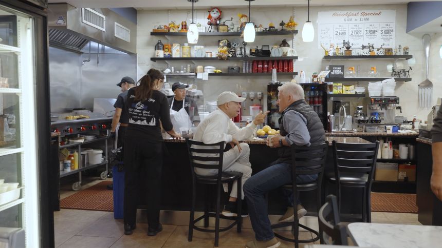 Voters inside the Island Coffee Shop have mixed feelings on whether they will support Republican candidate Curtis Sliwa.