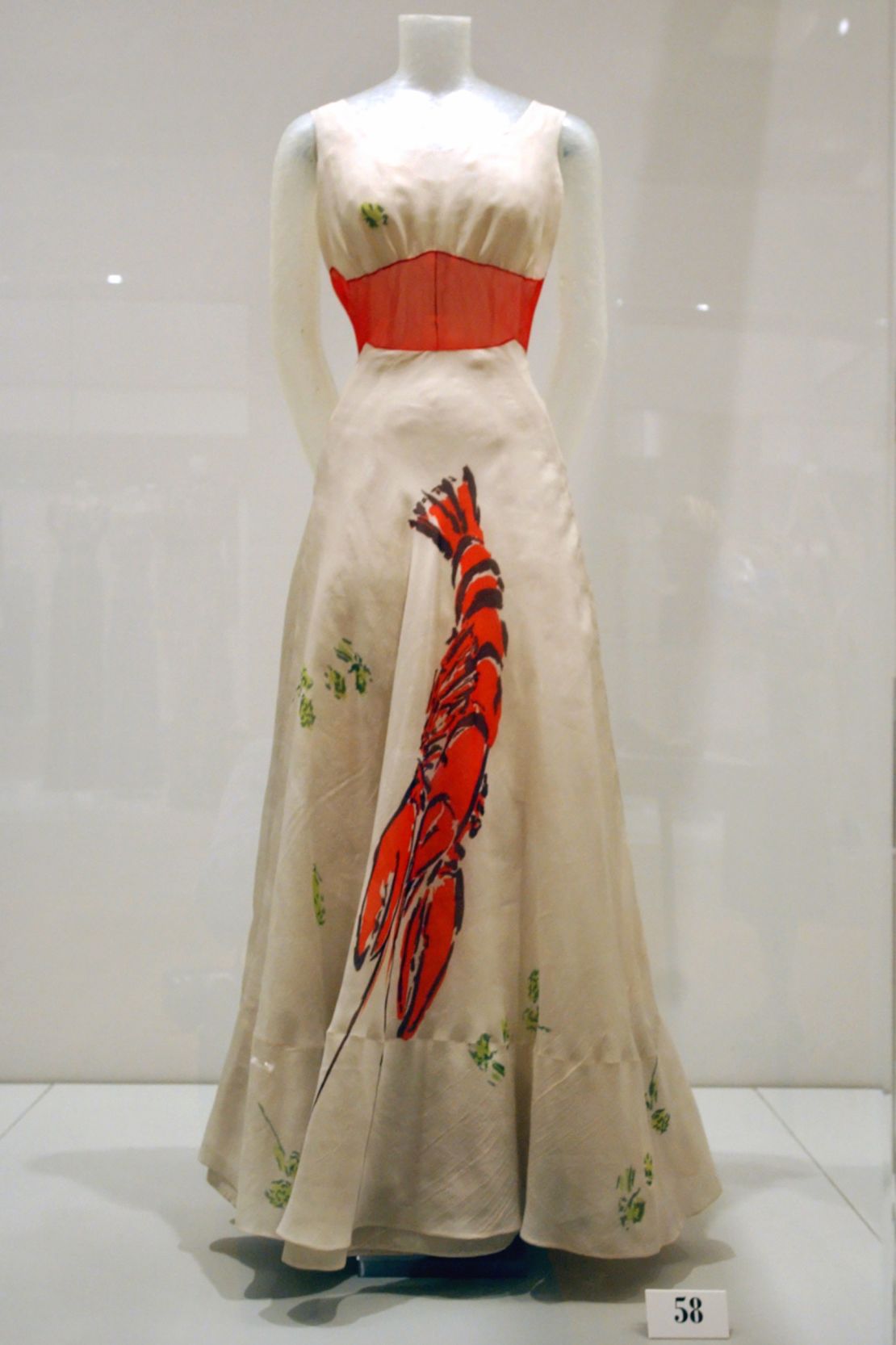 Elsa Schiaparelli's silk organza dinner dress with Dalí marked a pioneering collaboration in fashion and art that has become a cultural touchstone.