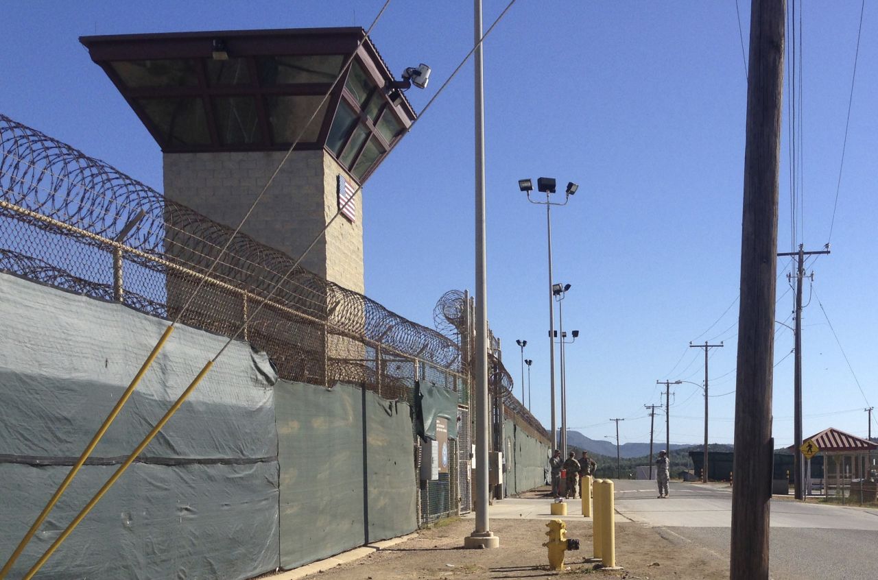 This Dec. 10, 2016 photo shows the exterior of the the detention center at the Guantanamo Bay US Naval base, in Cuba.