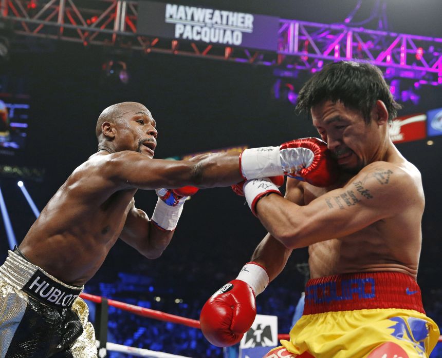 Floyd Mayweather Jr. and Manny Pacquiao met in the ring in what was billed as the "Fight of the Century."