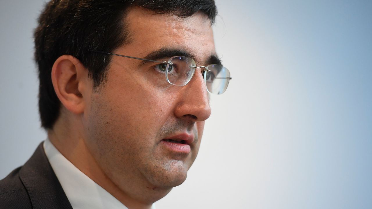 5905634 06.06.2019 Russian chess player and international grandmaster Vladimir Kramnik attends the St. Petersburg International Economic Forum (SPIEF) at ExpoForum Convention and Exhibition Centre in St. Petersburg, Russia. Iliya Pitalev/Sputnik via AP